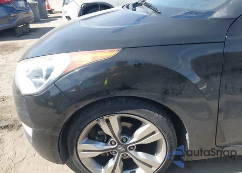 2014 Hyundai Veloster Base W/Gray z USA, uszkodzony, nr VIN KMHTC6AD8EU199450